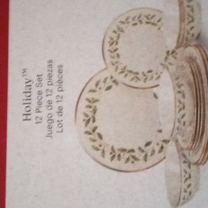 Lenox china holiday Christmas set